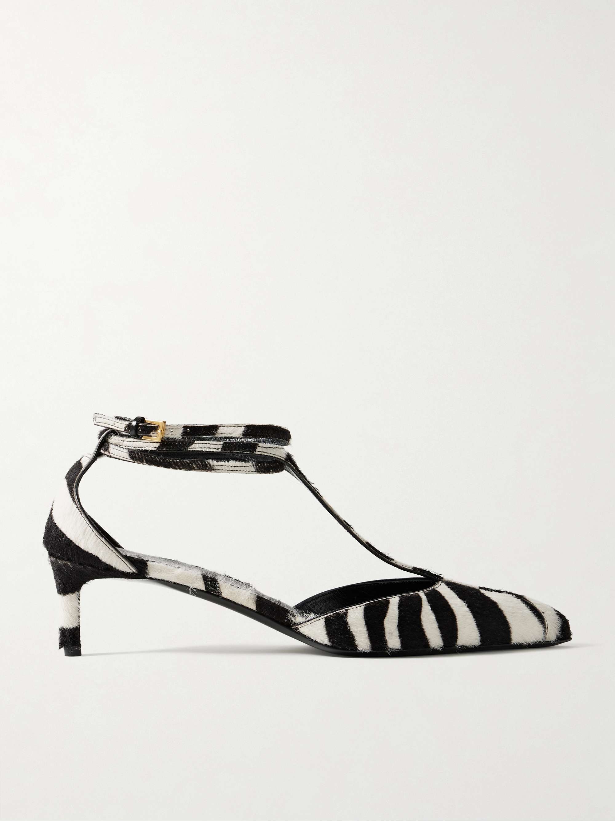Mia Zebra-Print Calf Hair Pumps