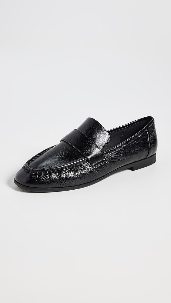 Black Suede Studio Arrow Loafers