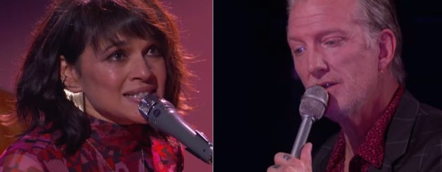 Norah Jones and Josh Homme Perform "Somethin Stupid!" Cover on Kimmel