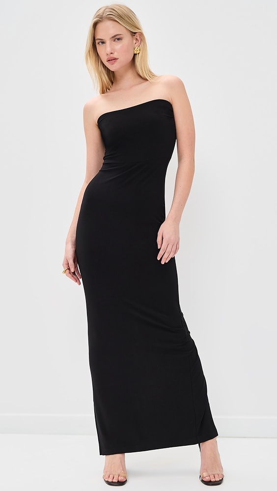 Norma Kamali Strapless Long Dress