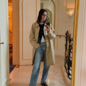 Pause the Trainers—Chic Londoners Wear This Spring Shoe Trend With This Jean Colour When In Paris