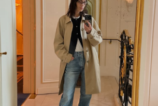 Pause the Trainers—Chic Londoners Wear This Spring Shoe Trend With This Jean Colour When In Paris