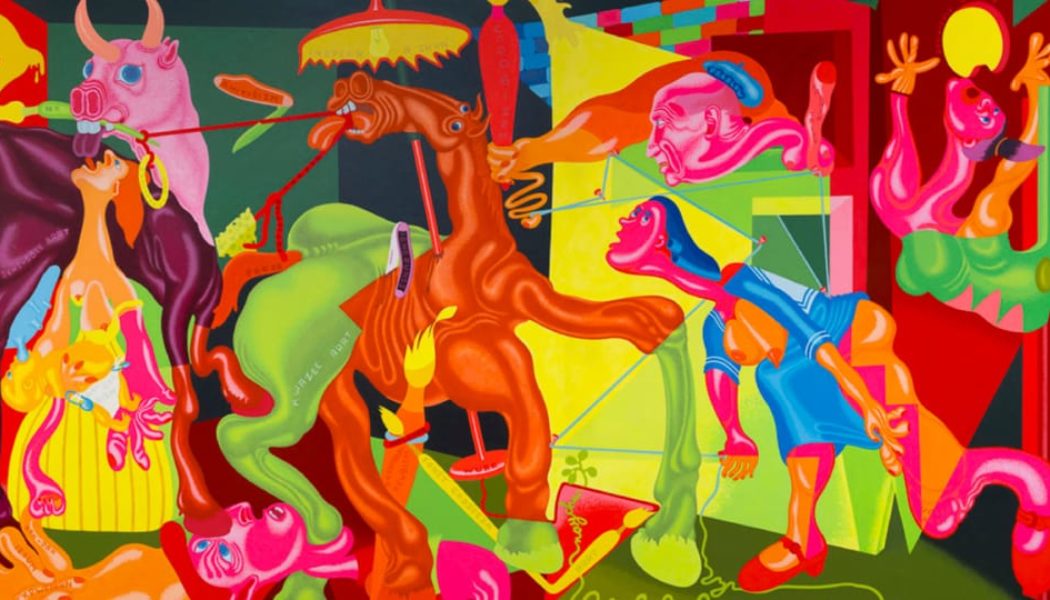 Peter Saul’s New Show Is a Lesson in ‘Art History'