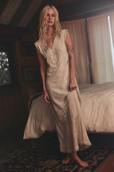 Me &amp;amp; You Satin Midi Slip