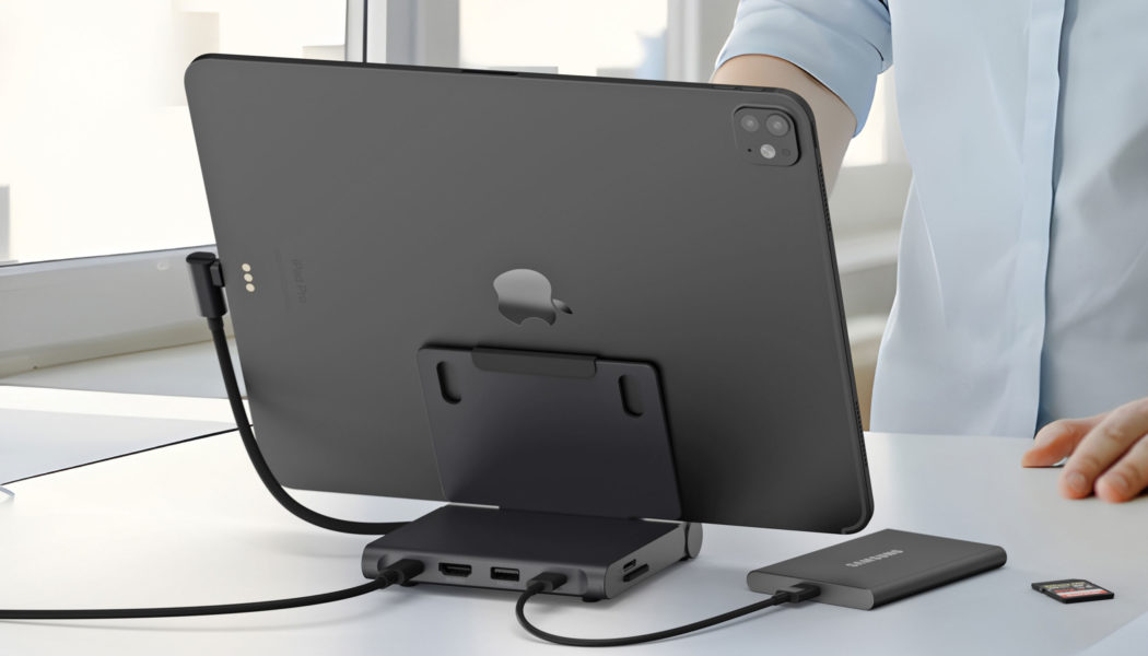 Satechi’s new folding dock adds USB, audio, and video ports to the iPad