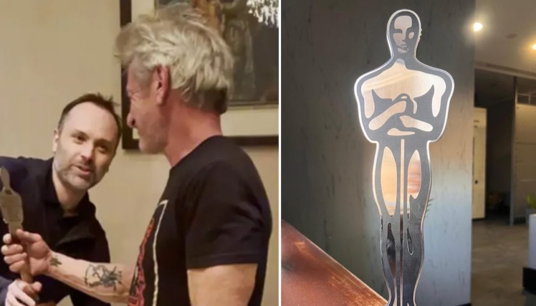 Sean Penn Given Special "Oscar" in Ukraine After Skipping Academy Awards