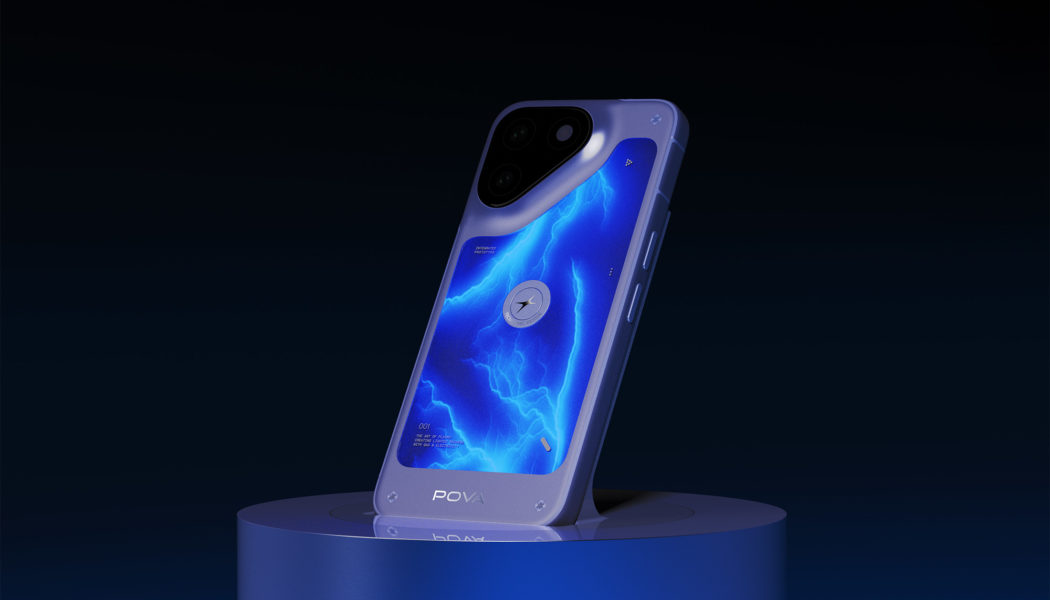Tecno’s latest concept phone is lit by neon