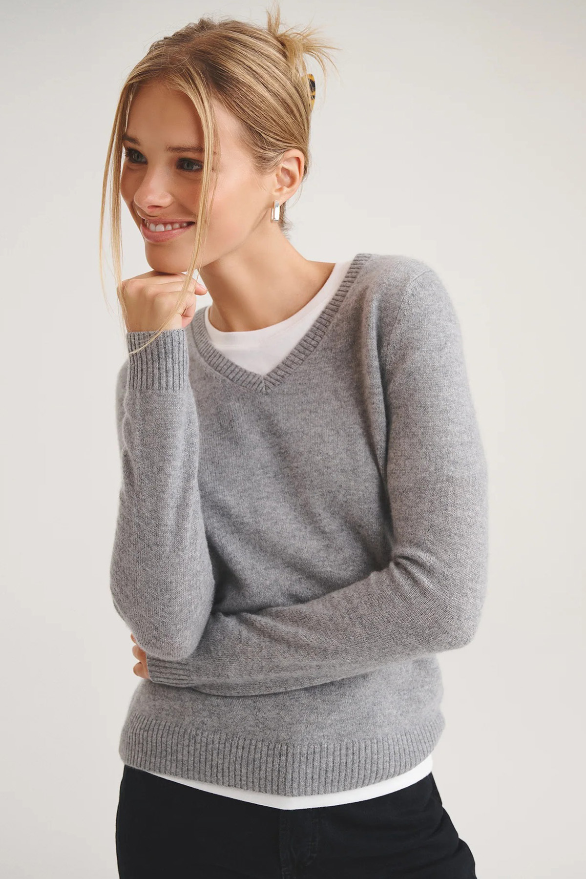 Heather Grey Sweater
