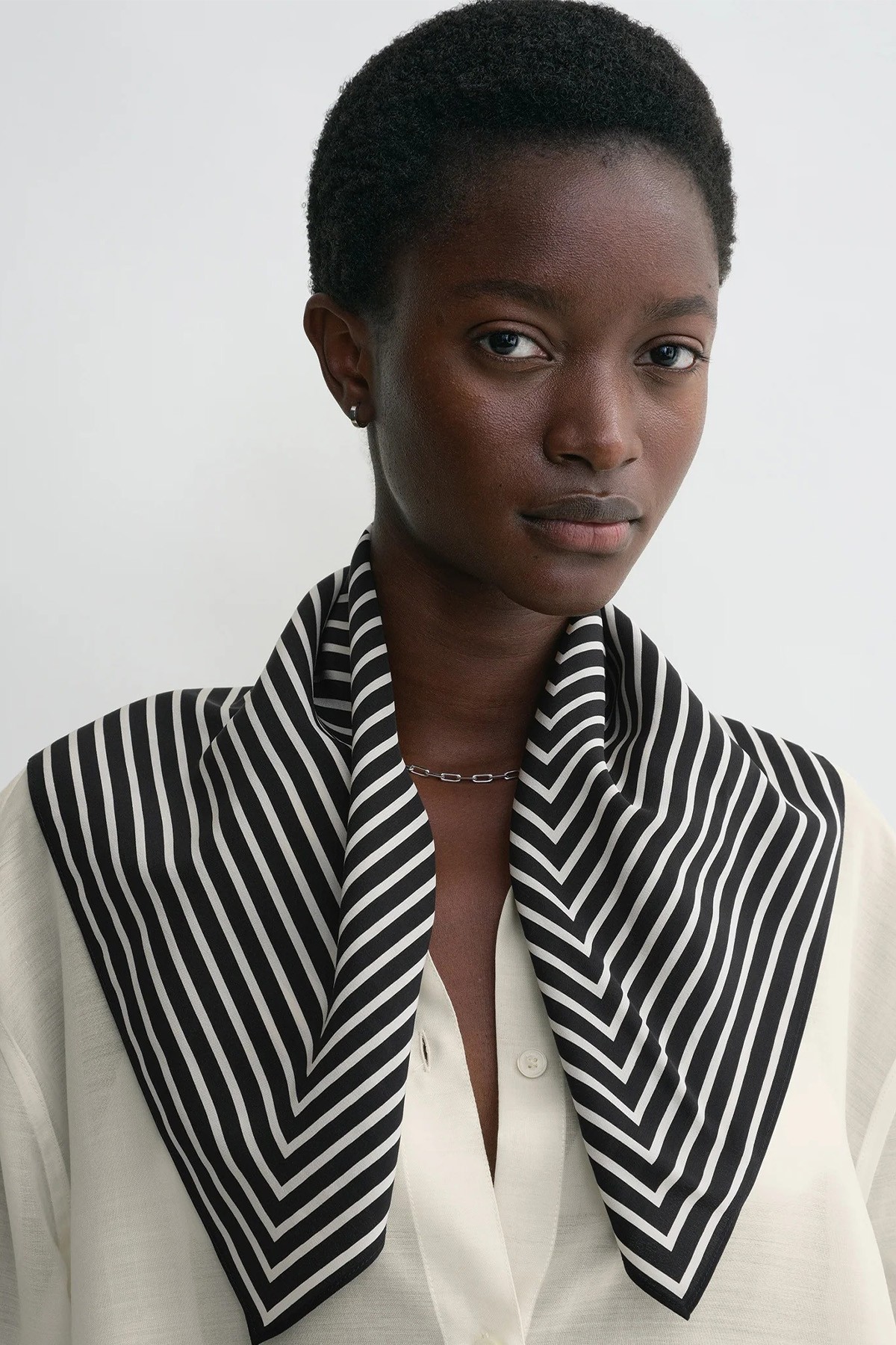 Signature Monogram Silk Scarf