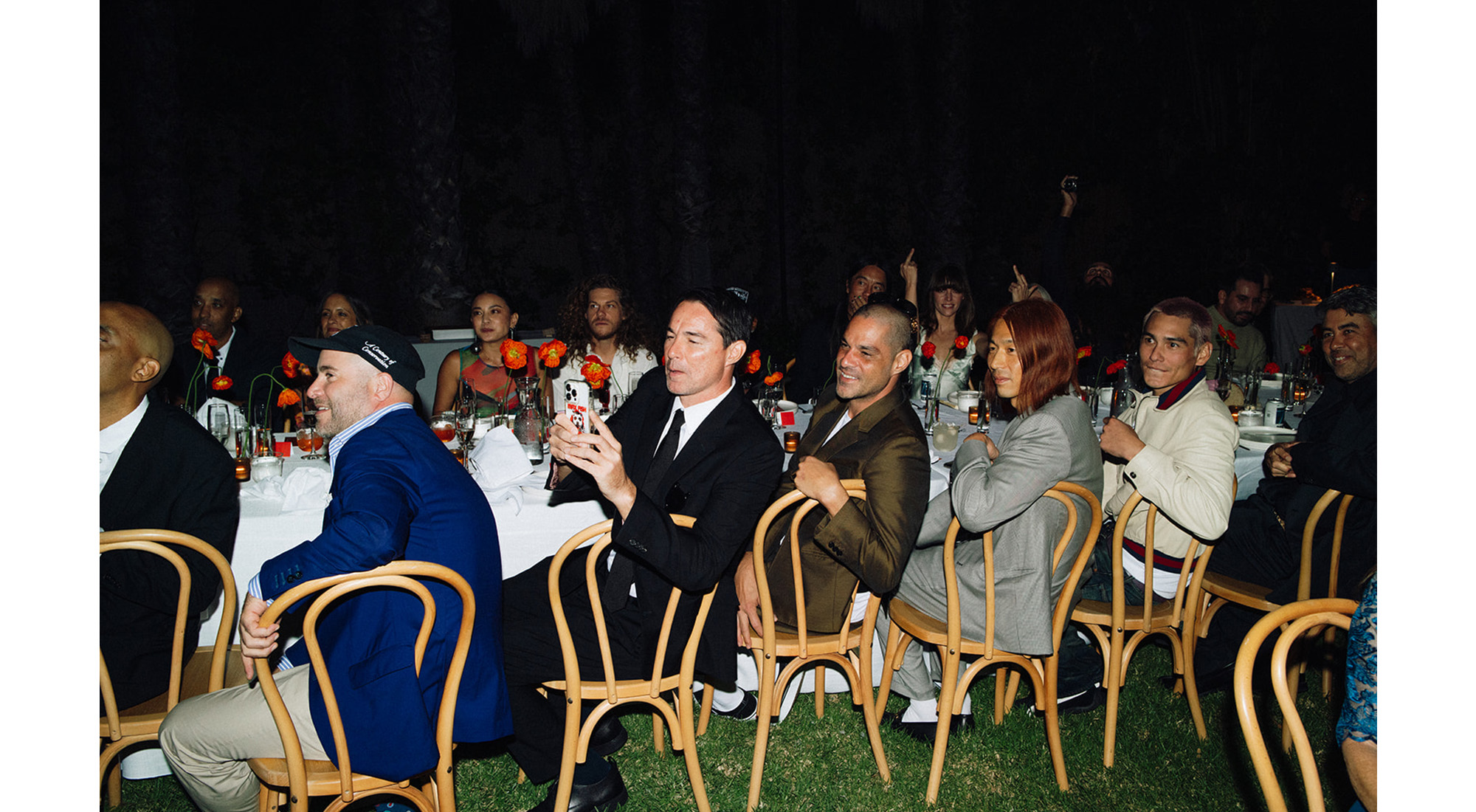 Guests at the wedding.