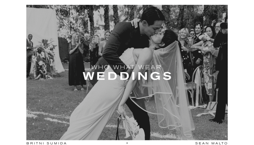 The Bride Wore a Custom One Of Look for Her Backyard-Style Wedding in Ojai