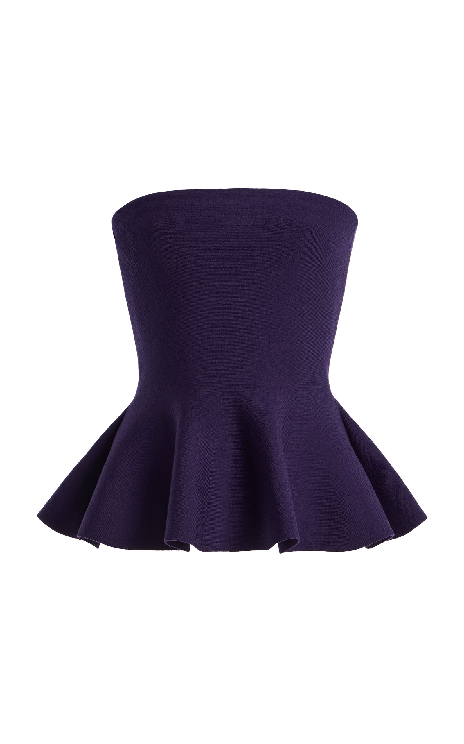 Eric Wool Peplum Top