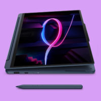 The new Yoga 9i 2-in-1 from Lenovo has an angled ‘canvas mode’ for easier note-taking