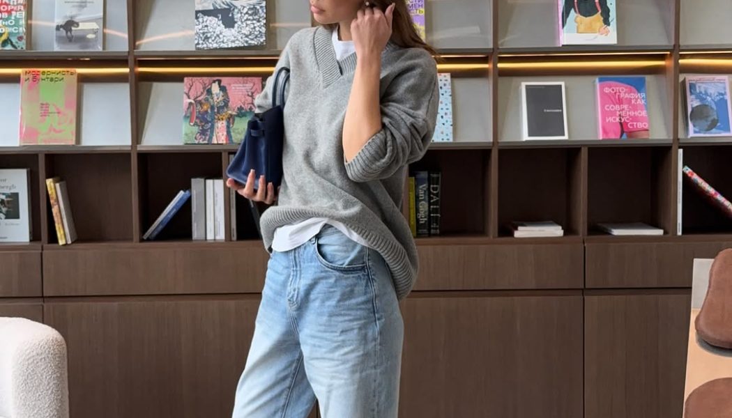 This Basic Sweater Became the Chicest Thing to Wear With Jeans Overnight