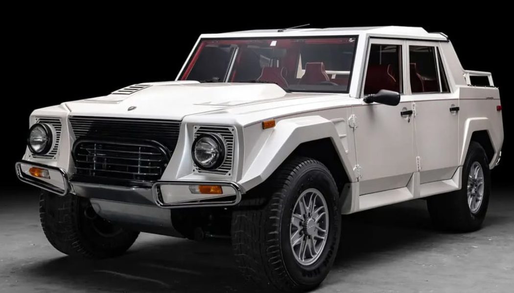 This Pristine, Low-Mileage Rare 1990 Lamborghini LM002 Can Be Yours