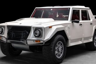 This Pristine, Low-Mileage Rare 1990 Lamborghini LM002 Can Be Yours