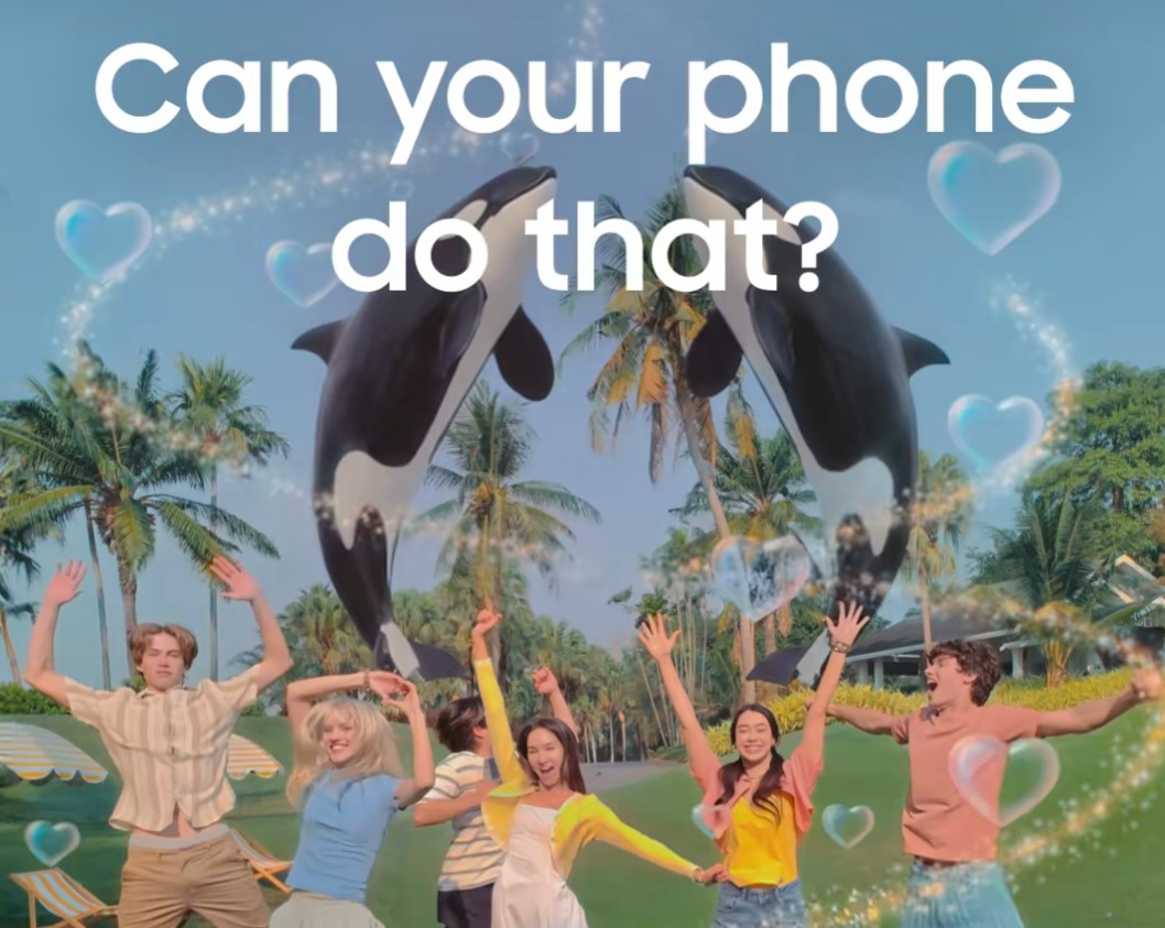 Samsung AI video promotion