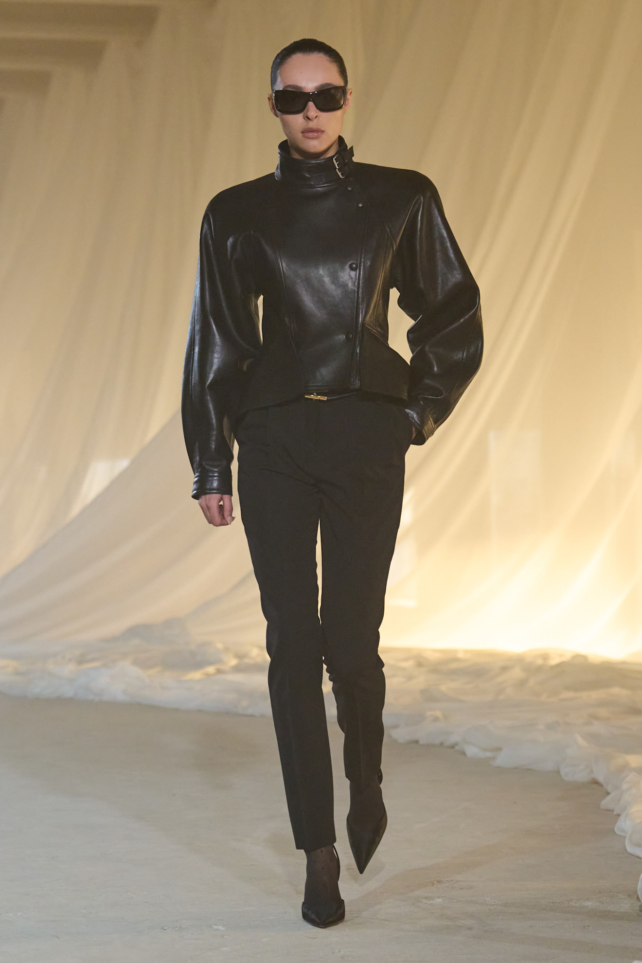 balmain runway moment