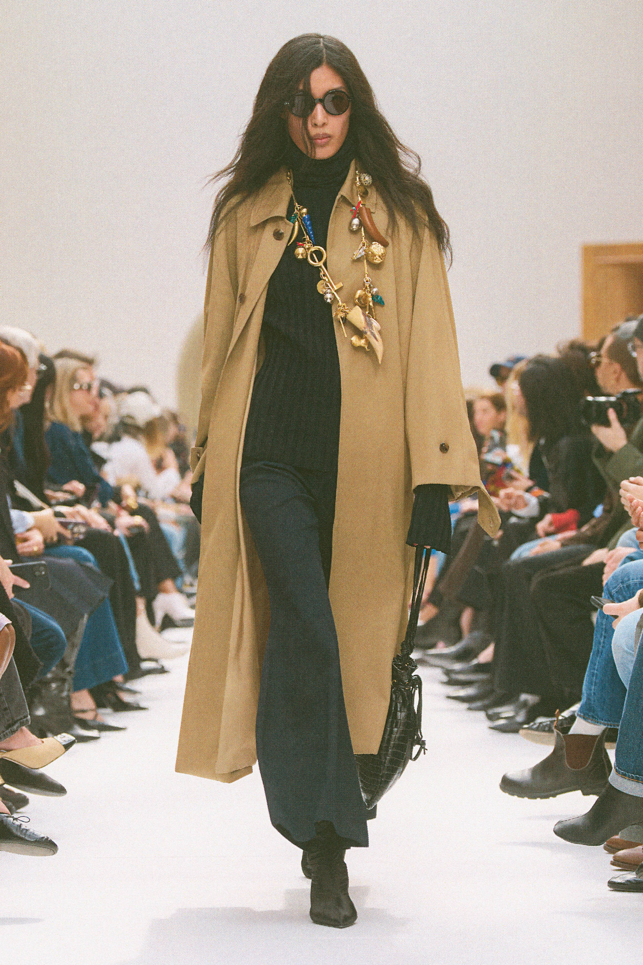 a model during Celine's fall 2026 runway show.
