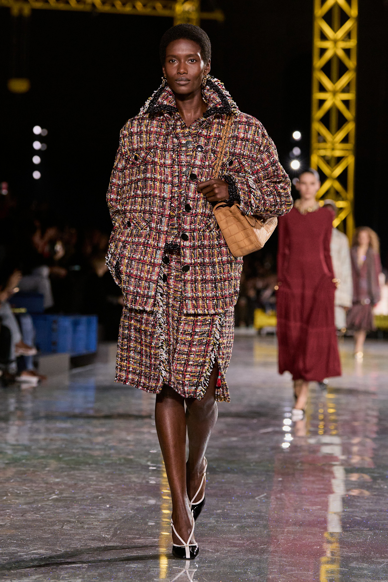 a runway image from chanel's fall/winter 2026 collection.