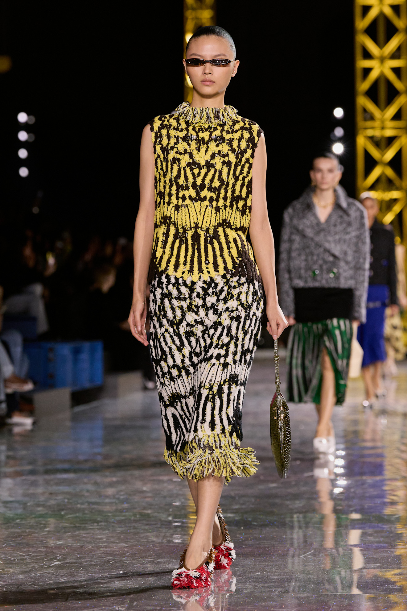 a runway image from chanel's fall/winter 2026 collection.