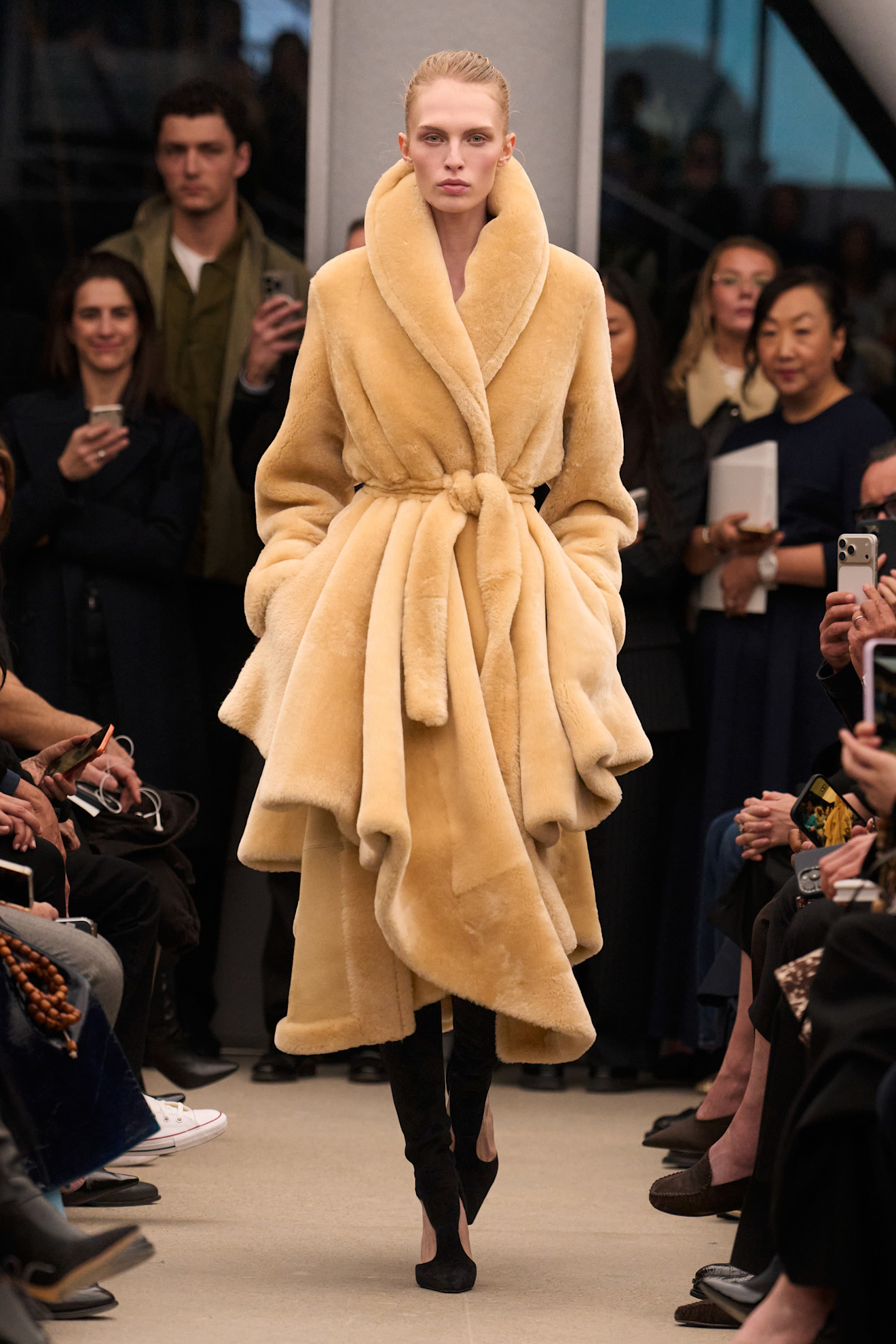 a runway image from alaia fall/winter 2026 collection.