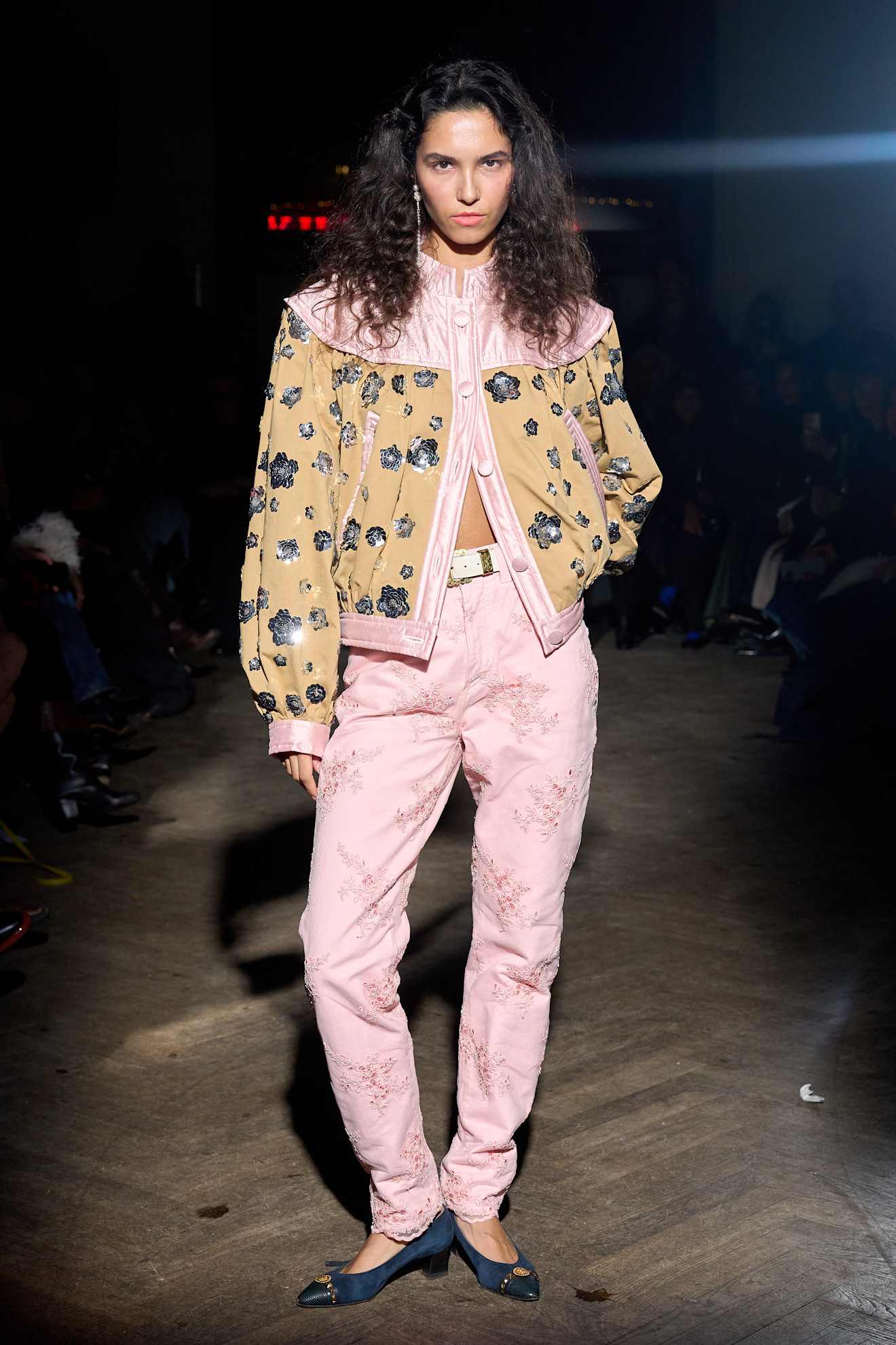 a model at caro editions f/w 26 runway show