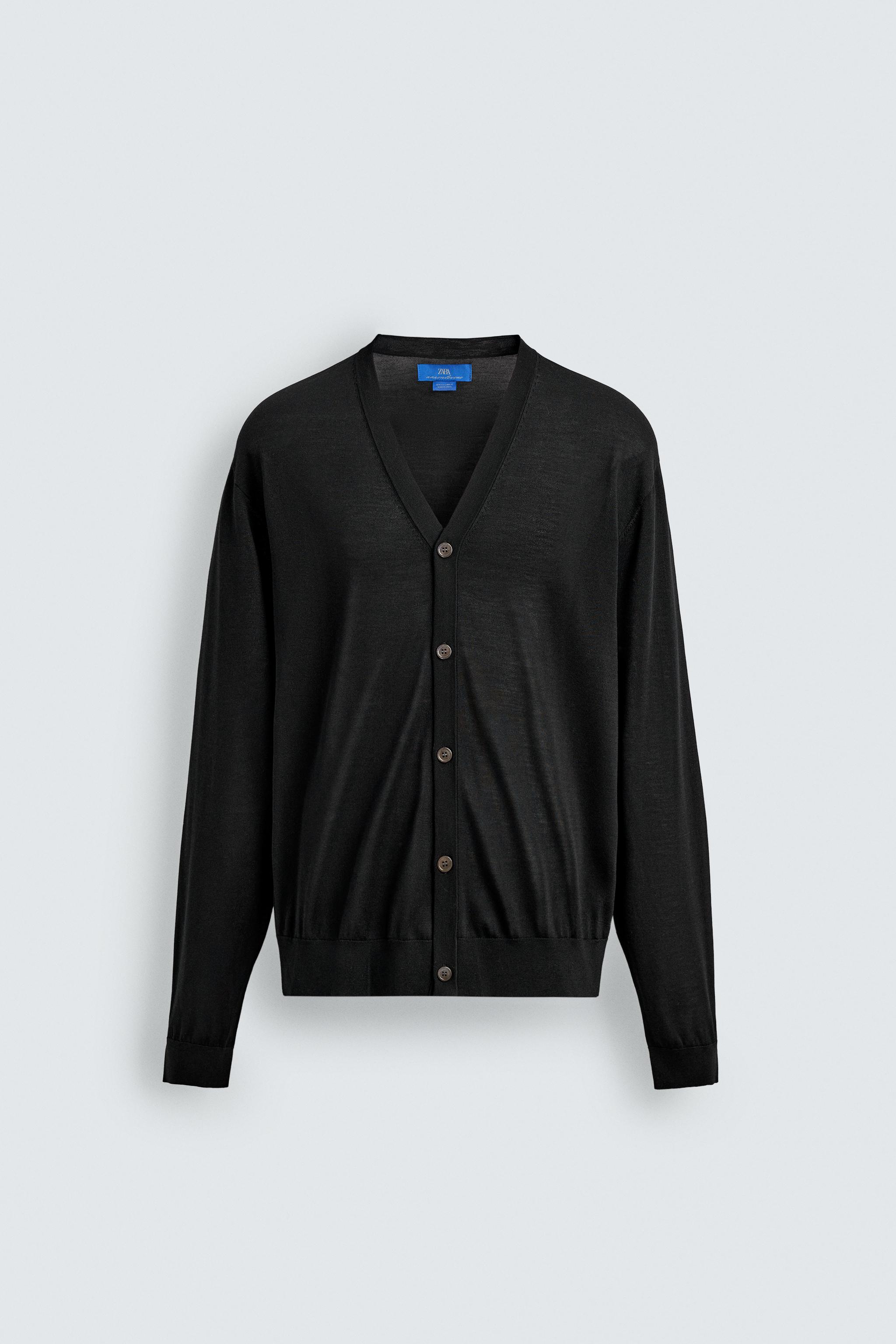100% Silk Cardigan Aaron Levine X Zara