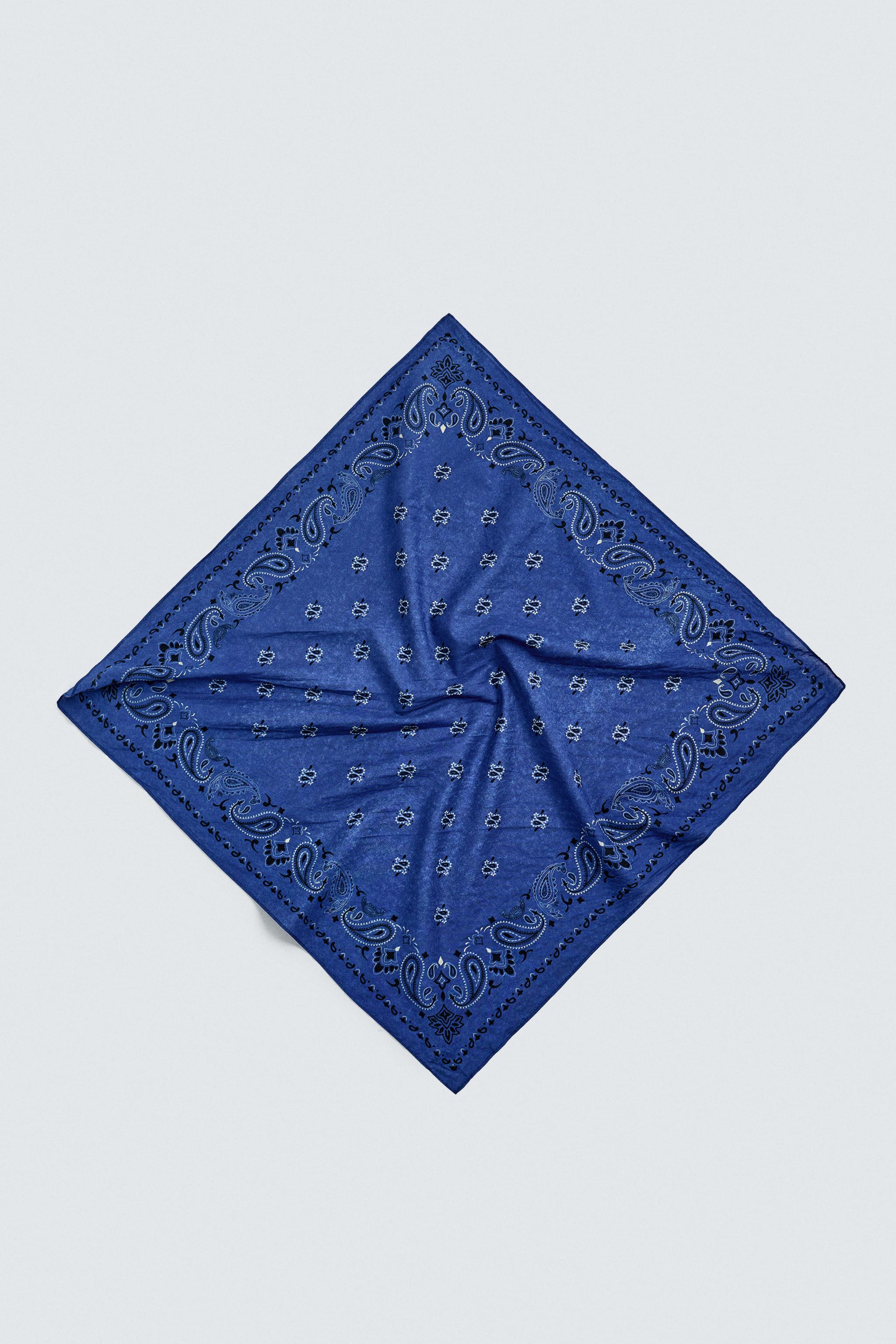 Paisley Print Bandana Aaron Levine X Zara
