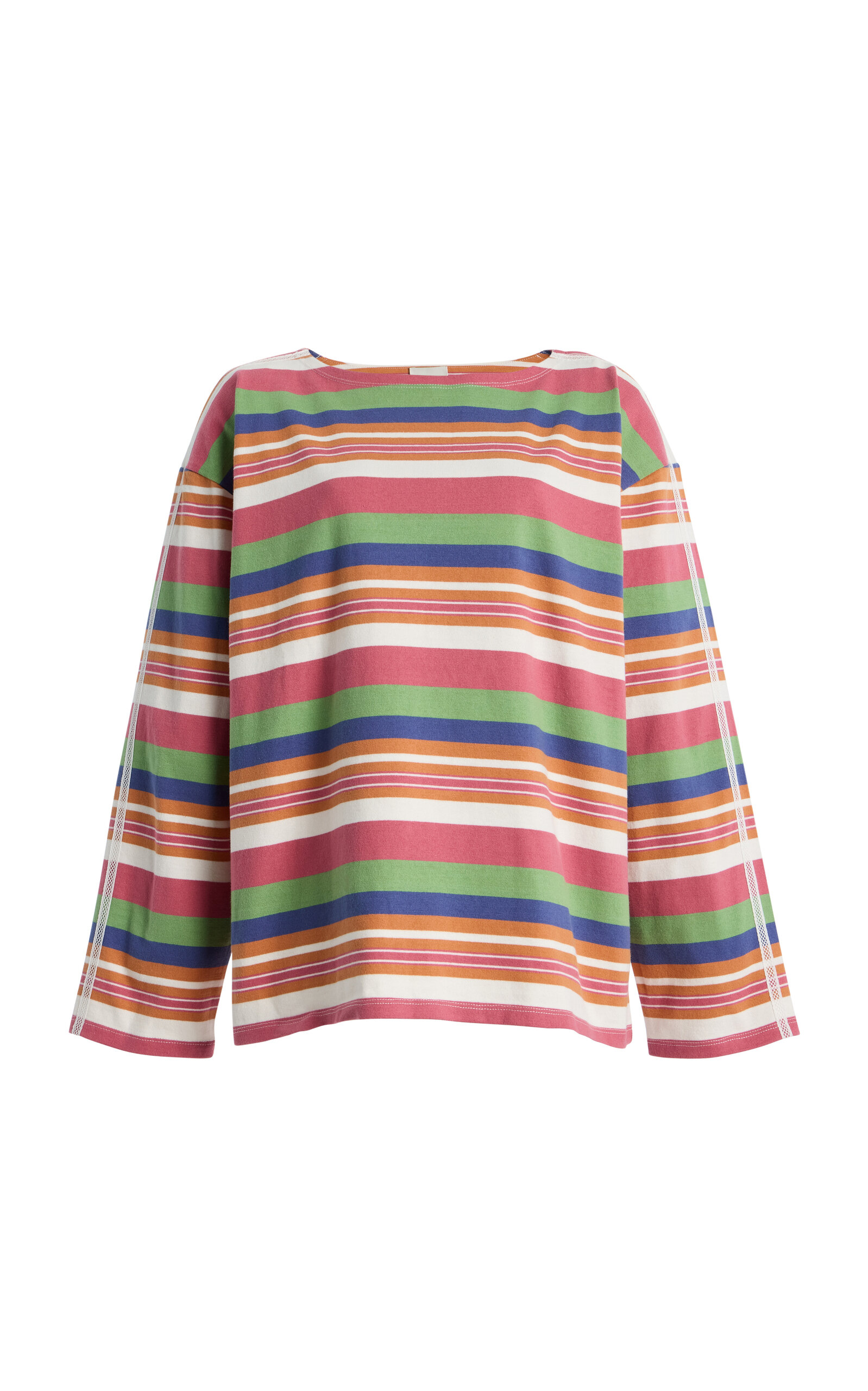 Exclusive Polly Striped Cotton T-Shirt