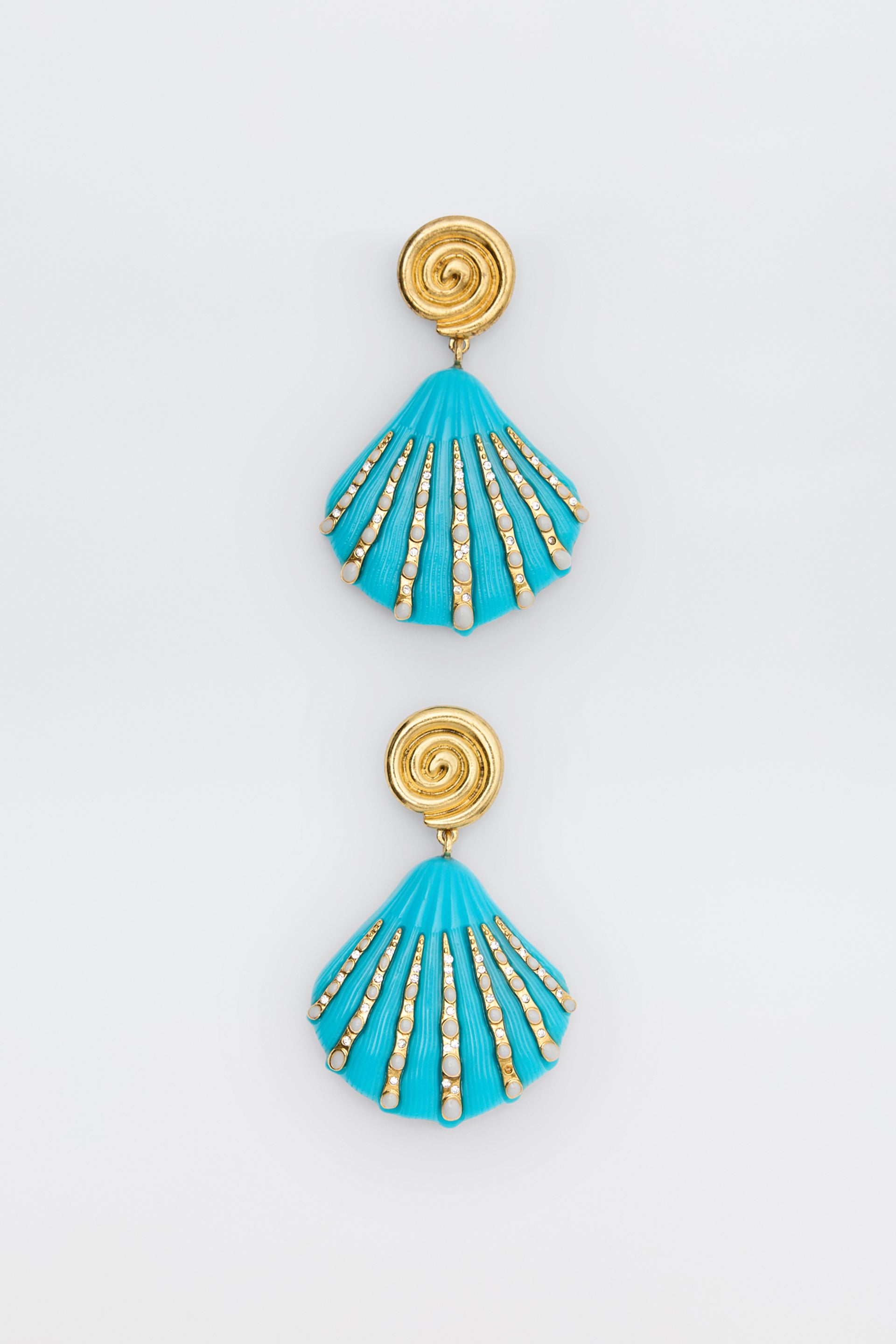 Daphne Earrings in Blue Turquoise