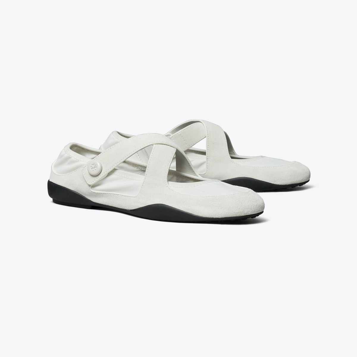 Romy Sport Mary Jane in White, Size 7