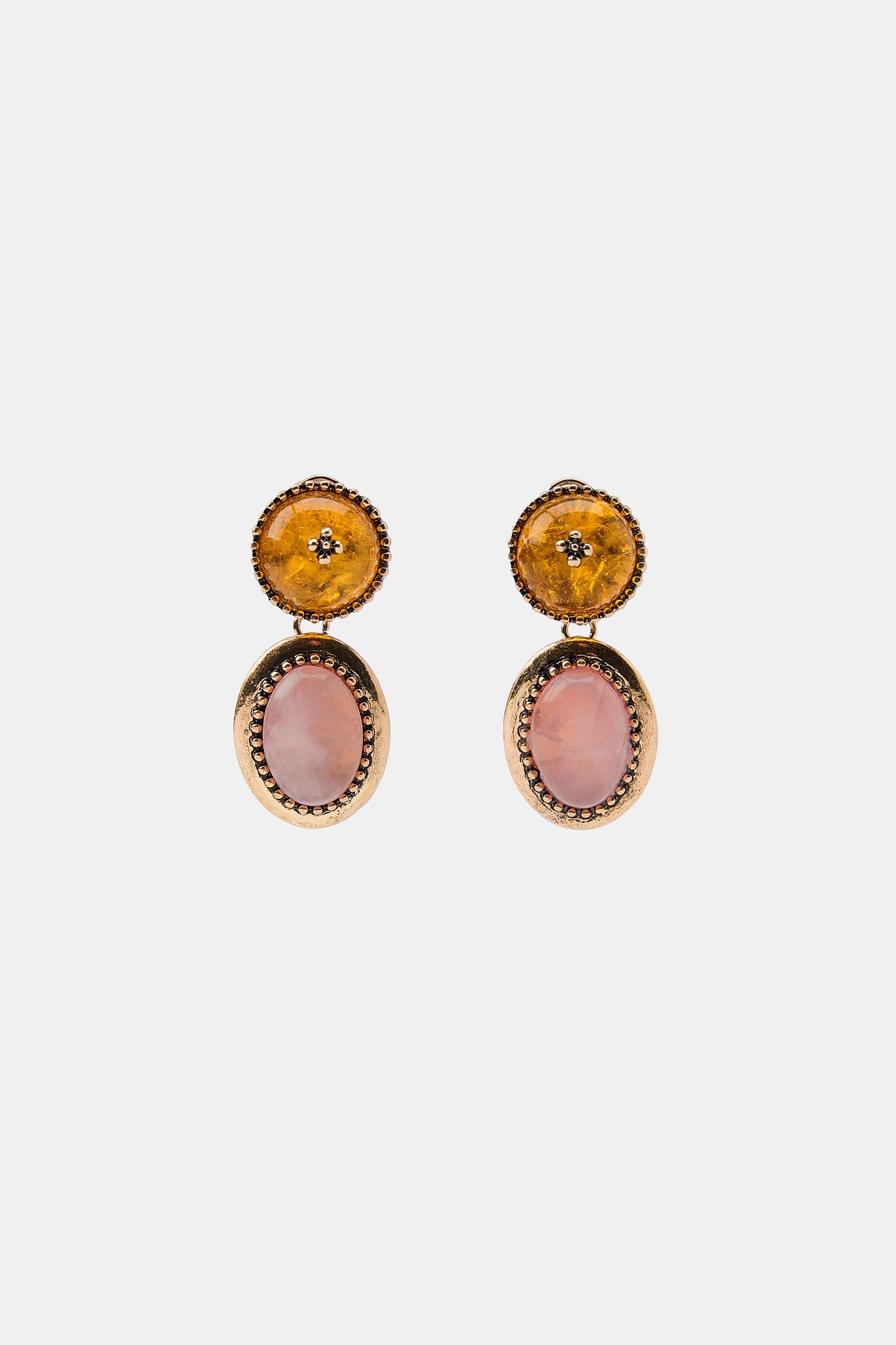 Stone Shape Earrings