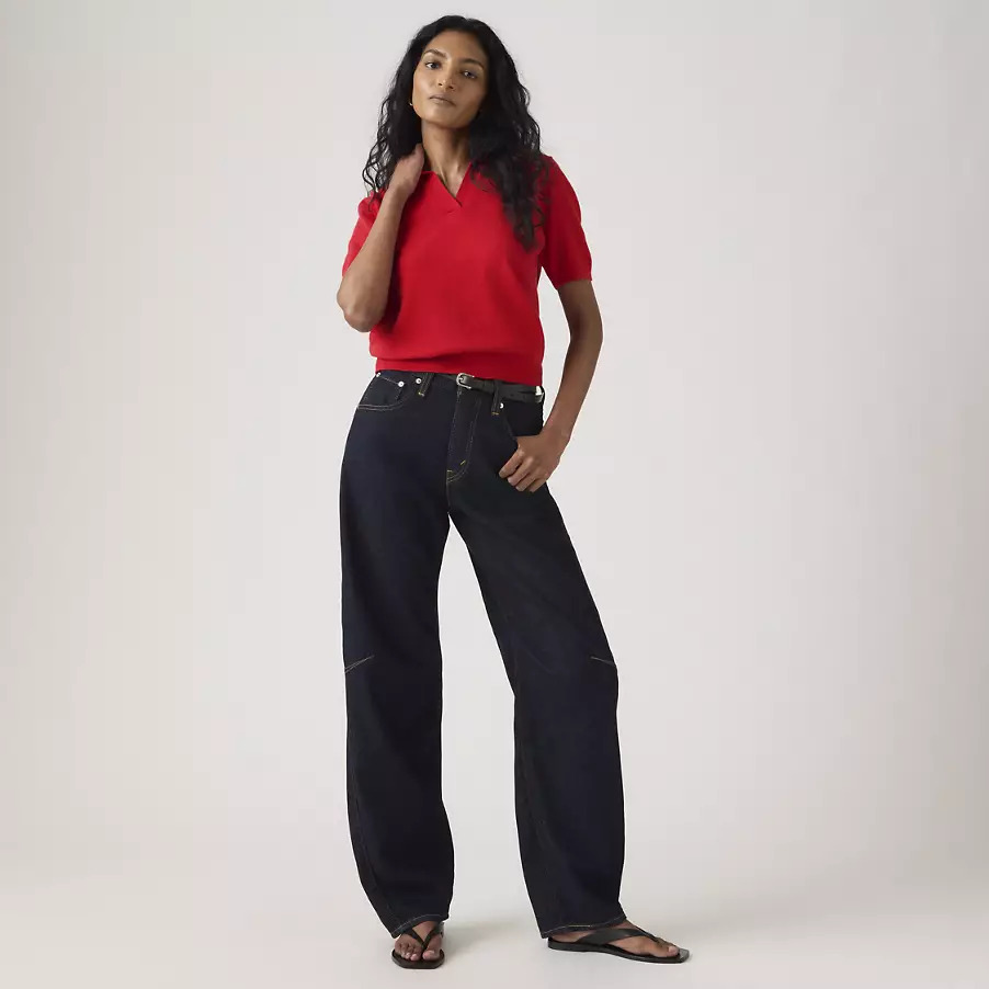 Levi's barrel-leg jeans