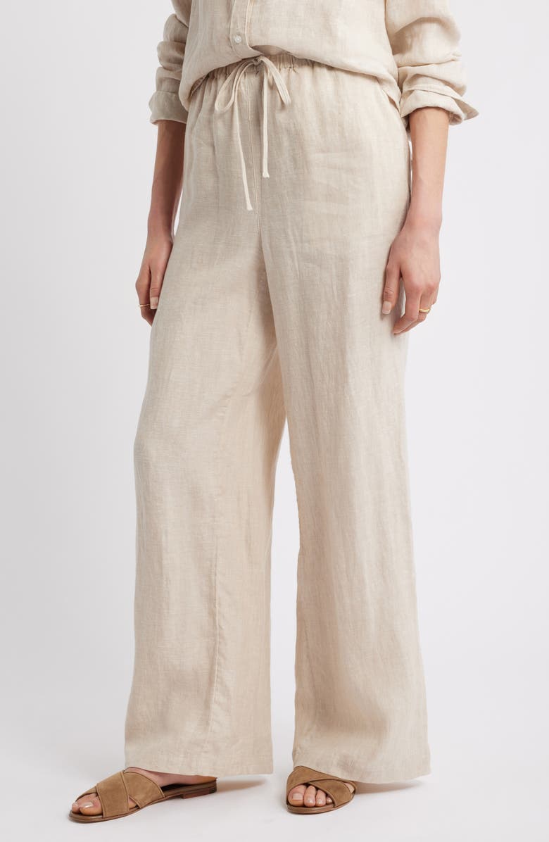 Easy Wide Leg Linen Pants
