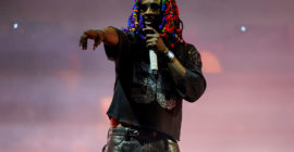 6ix9ine Trolls Young Thug For Biting His Rainbow Hair Look