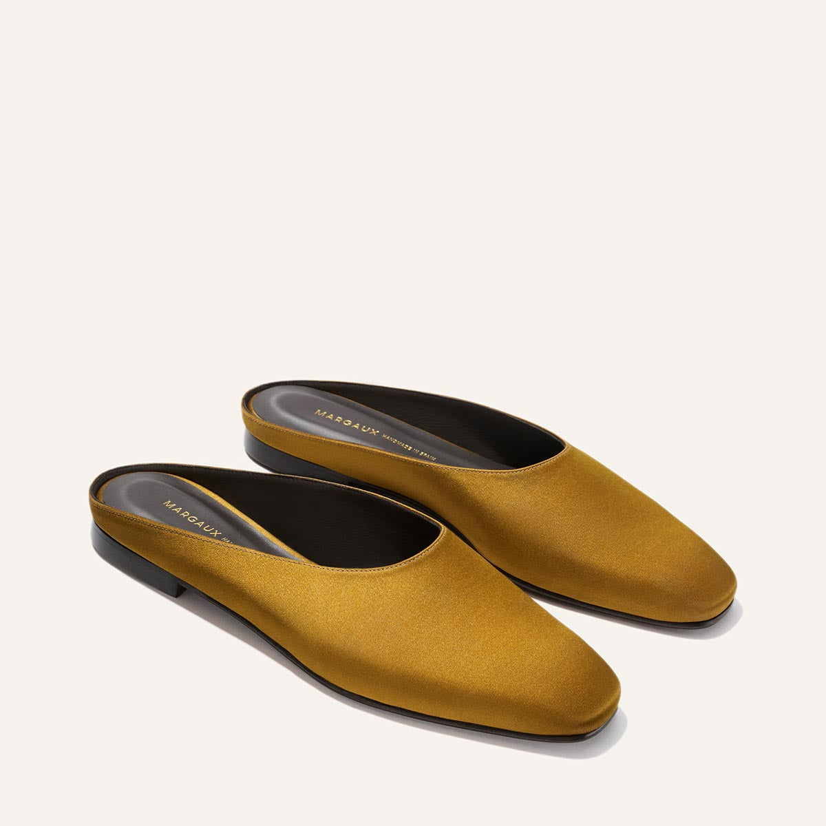 The Clara - Ochre Satin