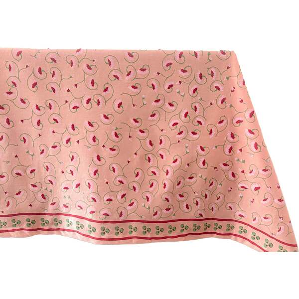 La Leccia Tablecloth in Dark Pink