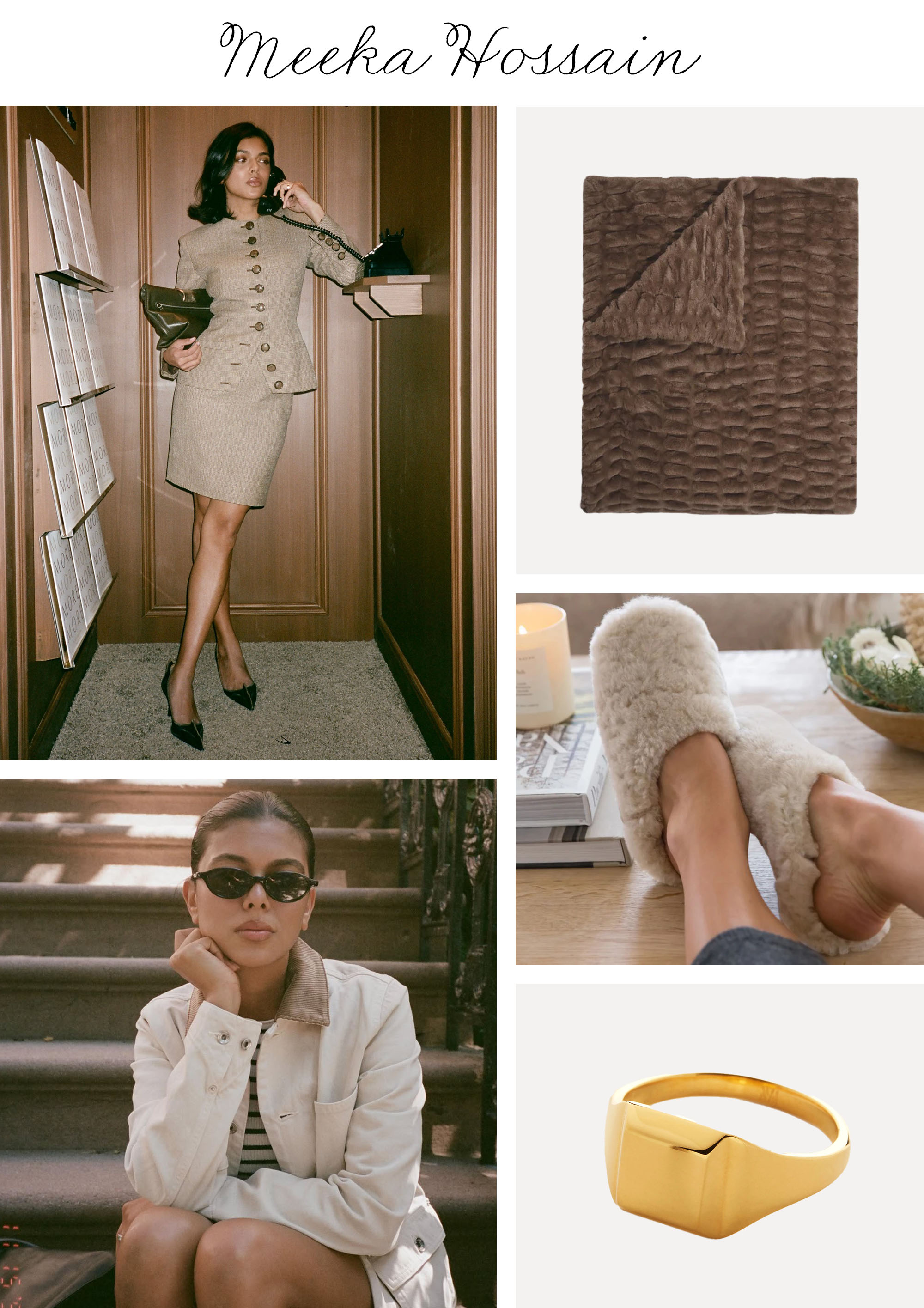 Meeka Hossain and her Mother's Day gift picks.