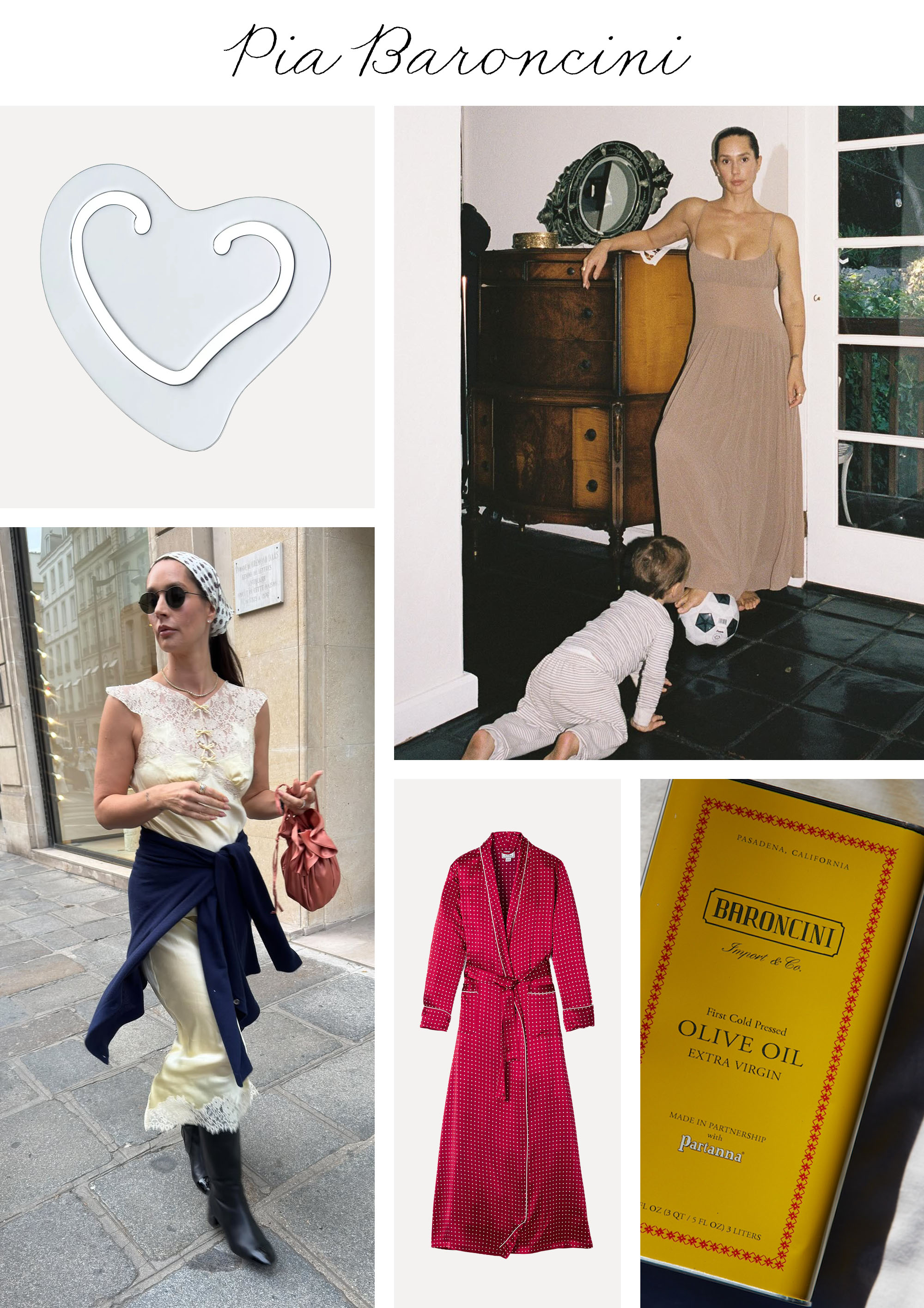 Pia Baroncini and her Mother's Day gift picks.