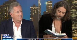 Born-Again Christian Russell Brand Struggles to Find Bible Passage