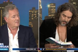 Born-Again Christian Russell Brand Struggles to Find Bible Passage