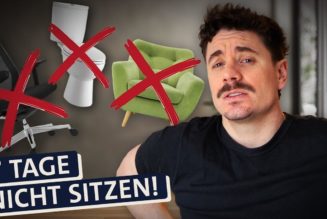 Challenge: 7 Tage nicht sitzen! Wie ungesund ist unser Stuhl-Lifestyle?