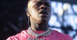 DaBaby Checks Fan For Painting Of His Daughters