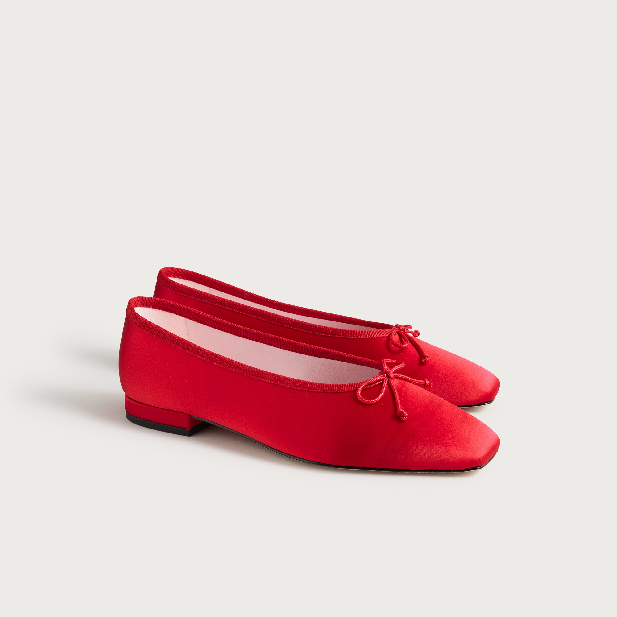 Sophie Ballet Flats in Satin