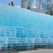 Drake's 'ICEMAN' Release Date Is at the Bottom of This Ice Sculpture in the Bond Hotel Parking Lot
