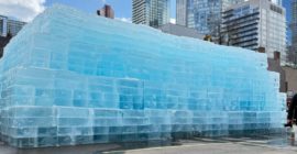 Drake’s ‘ICEMAN’ Release Date Is at the Bottom of This Ice Sculpture in the Bond Hotel Parking Lot