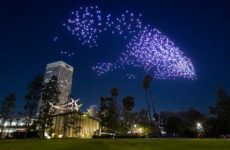 DRIFT Releases a Flock of 1000 Drones Above LACMA