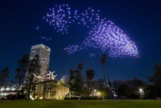 DRIFT Releases a Flock of 1000 Drones Above LACMA