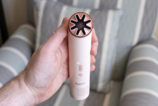 Dyson’s handheld fan is more powerful and louder than I expected